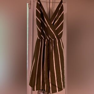 EUC SHEIN striped romper. SZ XL